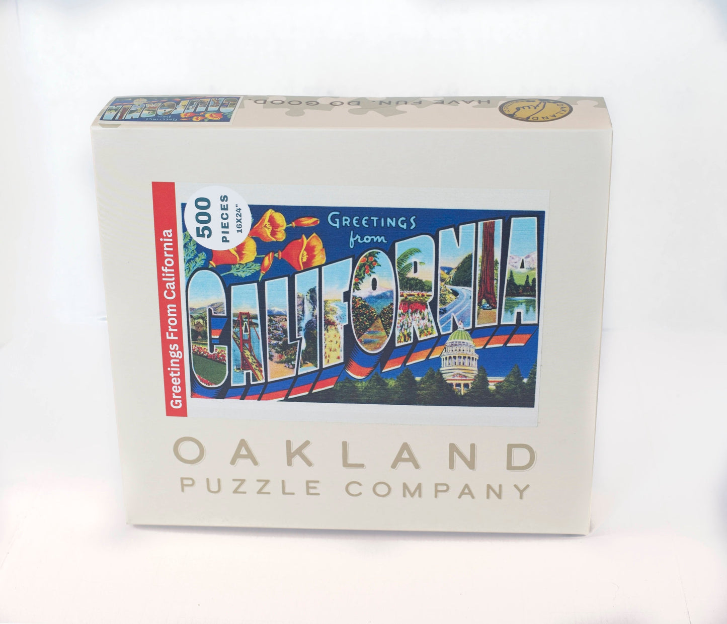 Greetings from California Puzzle – Vintage Postcard Art (500 Pieces)