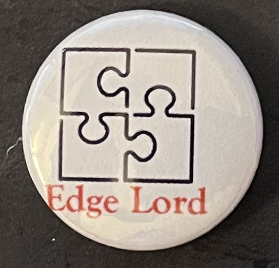 Puzzle themed buttons - 1 inch in size