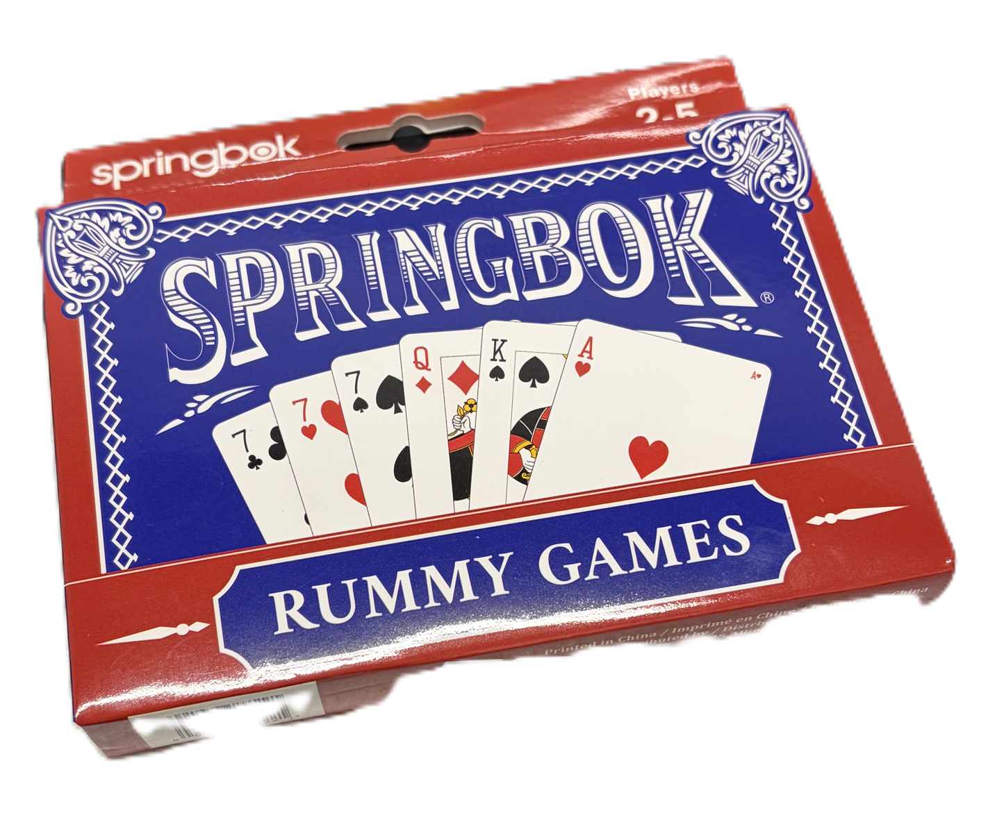 Rummy 2 Deck Playing Cards Game Set - Springbok