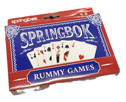 Rummy 2 Deck Playing Cards Game Set - Springbok