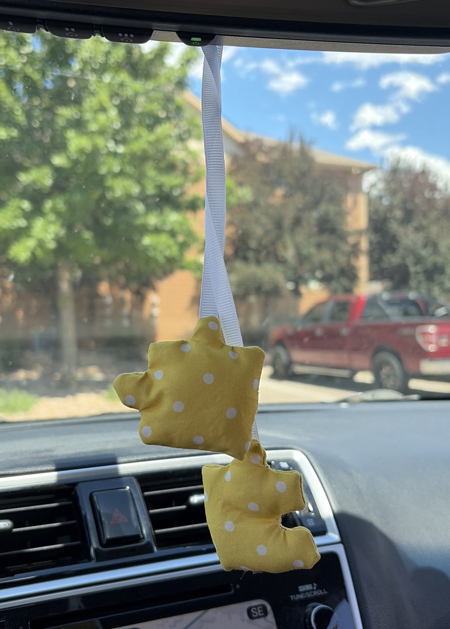 Puzzle Piece Rear View Mirror Hangers