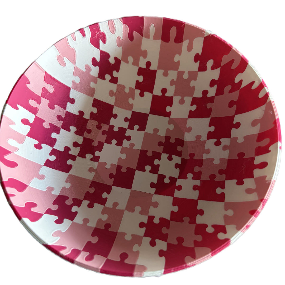 Jigsaw Puzzle Bowl - assorted colors
