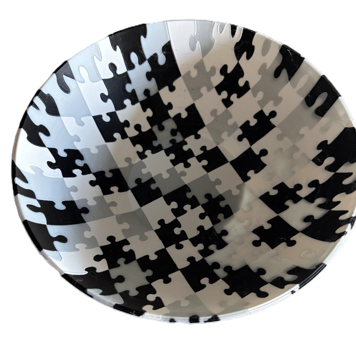Jigsaw Puzzle Bowl - assorted colors