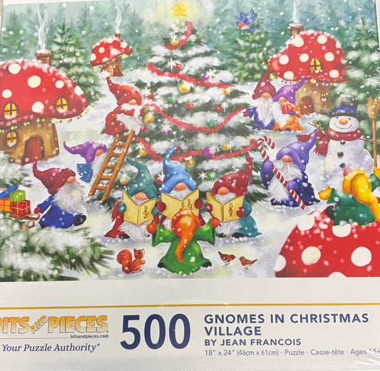Gnomes in Christmas Village - Bits and Pieces