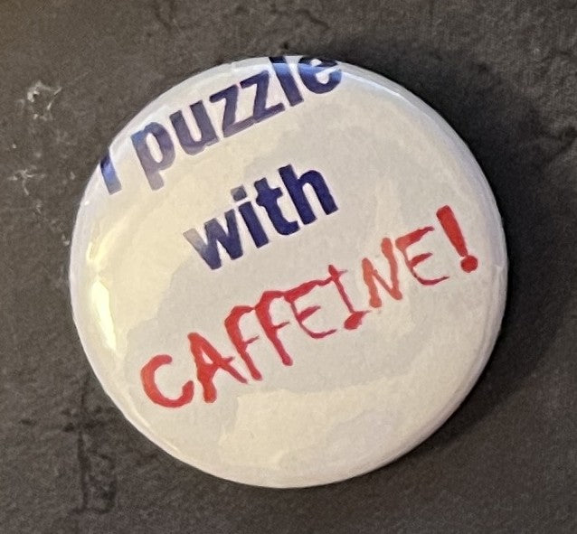 Puzzle themed buttons - 1 inch in size