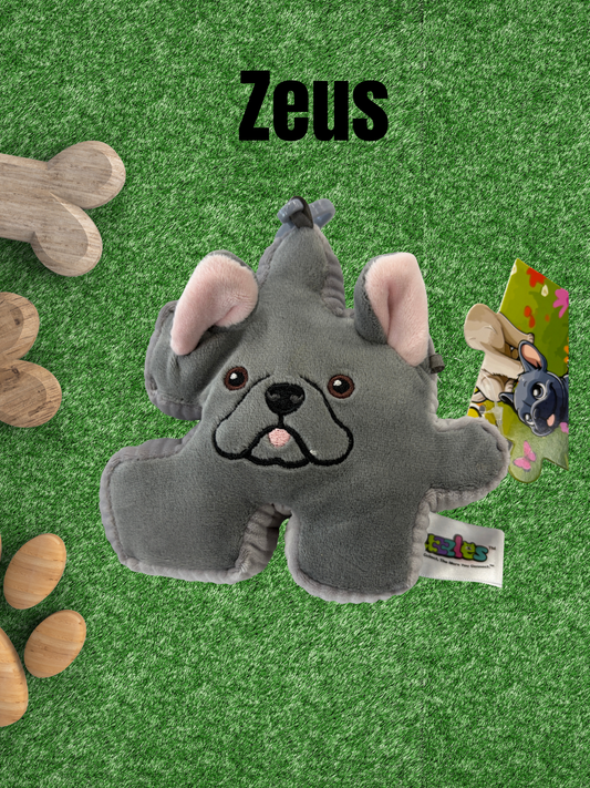 4" French Bulldog Pluzzle Plushie Keychain - Pups Collection