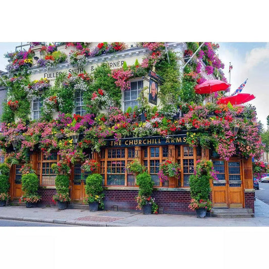 London Pub 150 Piece Wood Jigsaw Puzzle Wooden City