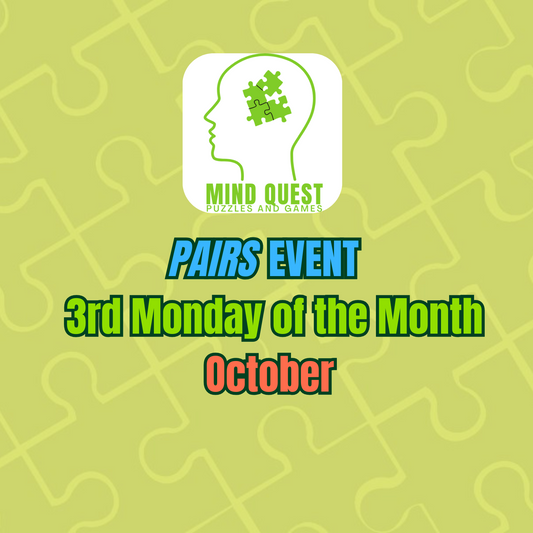 Pairs Speed PuzzlingEvent - Monument Jigsaw Madness - October 20th, 2025