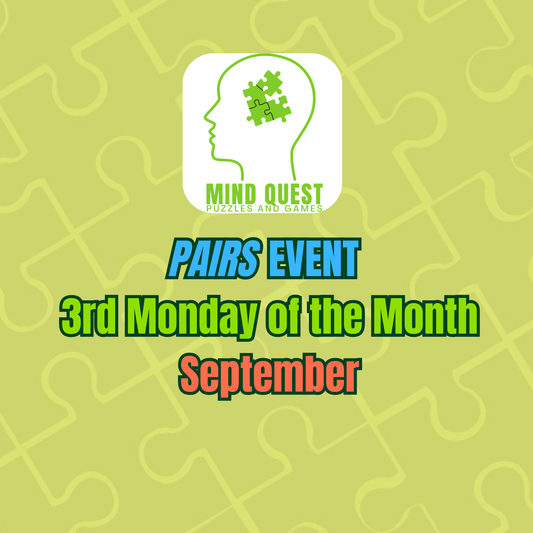 Pairs Speed Puzzling Event - Monument Jigsaw Madness - September 15th, 2025