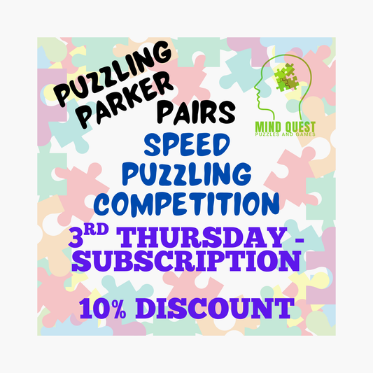 Parker Pairs Speed Puzzling Event - Monthly Subscription