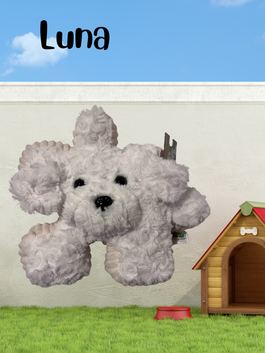 10" Poodle Pluzzle Plushie - Puppy Collection