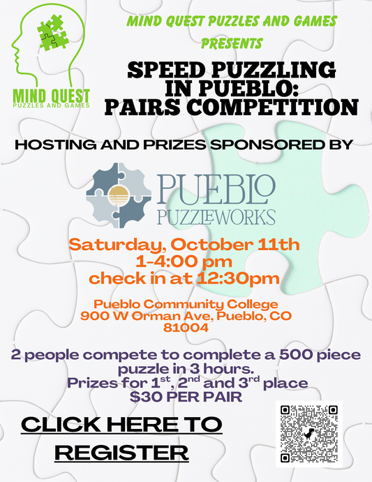Pairs Speed Puzzling Event - Pueblo Competition - October 11th, 2025