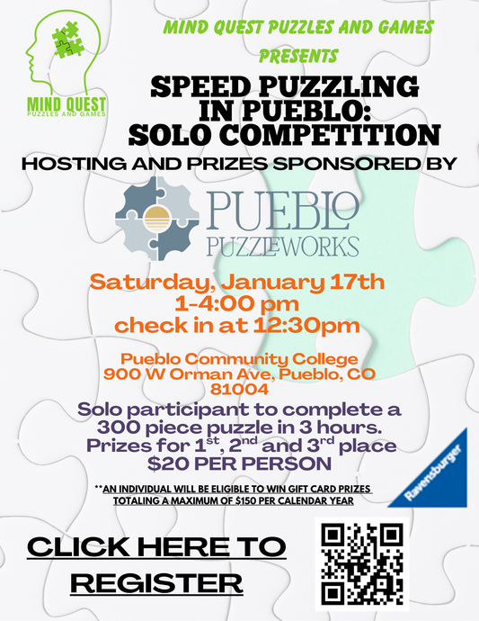 SOLO Speed Puzzling Event - Pueblo Competition - January 17th, 2026