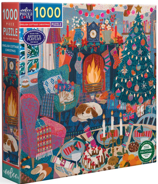 English Cottage Christmas - Eeboo