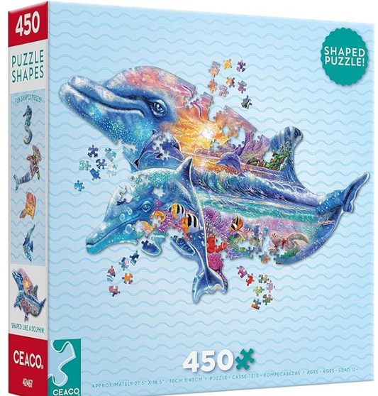 Dolphins Shaped Puzzle - Ceaco