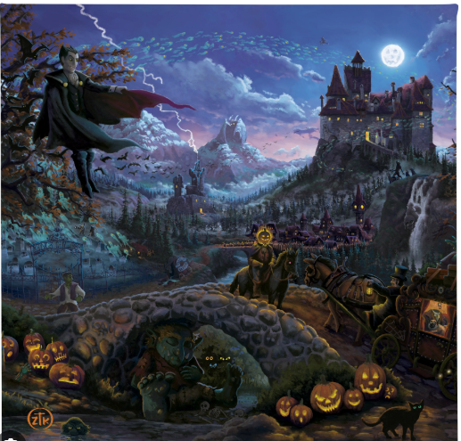 Halloween - Zac Kinkade - Glow in the Dark 750 piece - Ceaco