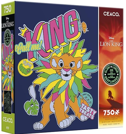 The Lion King - Zac Kinkade - Glow in the Dark 750 piece - Ceaco