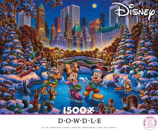 Mickey and Friends, Skating in Central Park - Ceaco