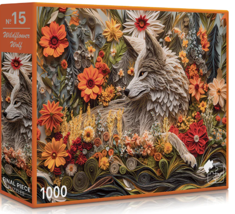 Wildflower Wolf - Final Piece Puzzles