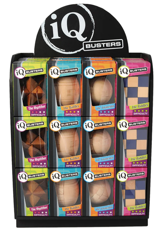 IQ Busters - Brain Teasers Wooden Puzzles