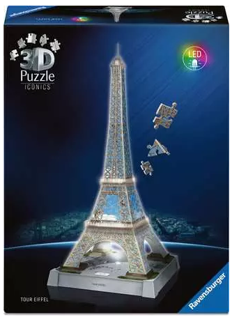 Iconics: Eiffel Tower - with light - 3D - Ravensburger