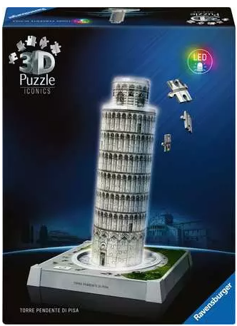 Iconics: Leaning Tower of Pisa - with light - 3D - Ravensburger