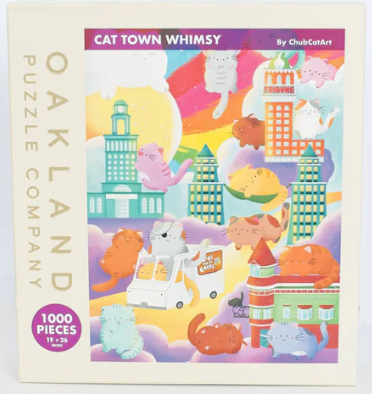 Cat Town Whimsy - Oakland Puzzle Co.