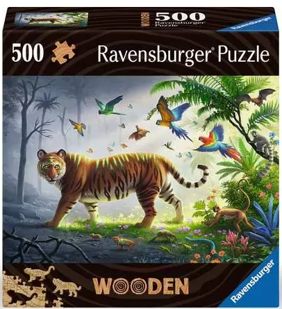 Jungle Tiger - Wooden Puzzle - Ravensburger