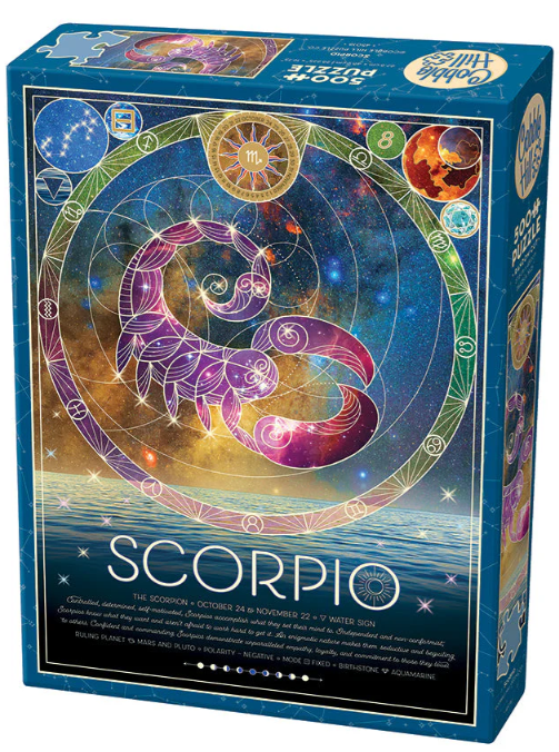 Scorpio - Cobble Hill Puzzle, Zodiac Set