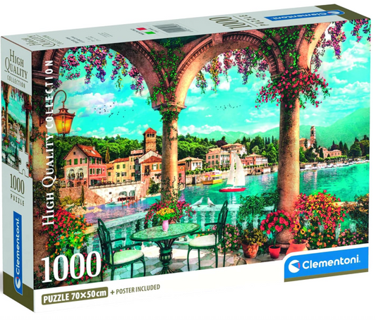Balcony View of Lake Como - Clementoni