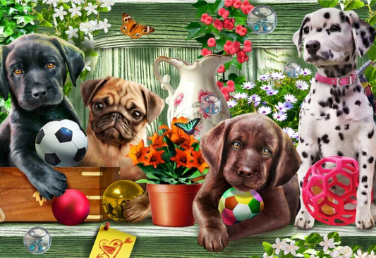 Garden Puppies - Vermont Christmas Co