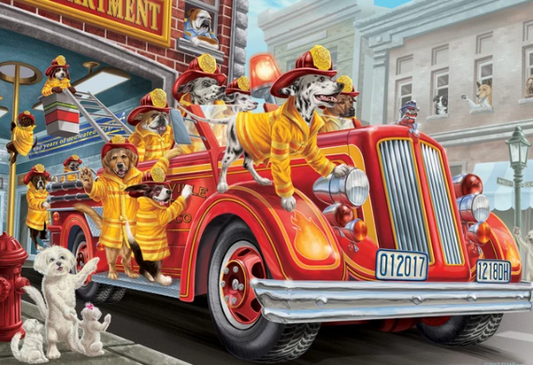 Fire Truck Pups - Vermont Christmas Co
