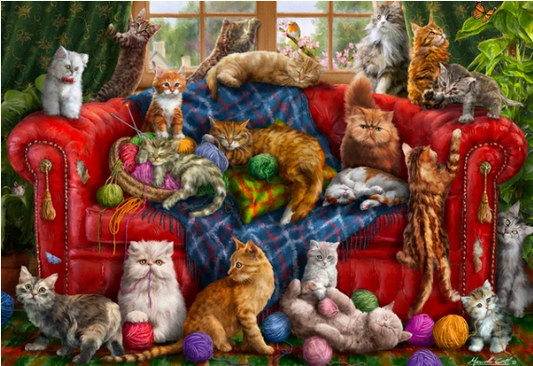 Couch Cats - Vermont Christmas Co