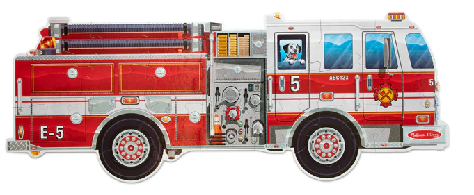 Giant Fire Truck 24 pcs Floor Puzzle - Melissa & Doug