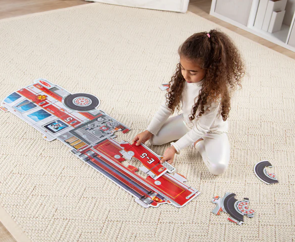 Giant Fire Truck 24 pcs Floor Puzzle - Melissa & Doug