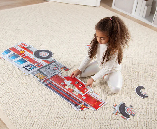 Giant Fire Truck 24 pcs Floor Puzzle - Melissa & Doug