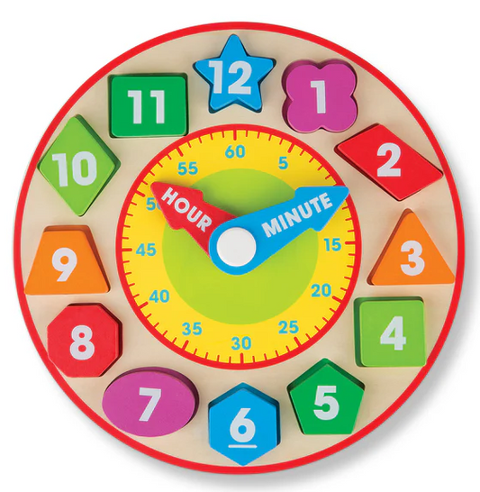 Shape Sorting Clock - Melissa & Doug