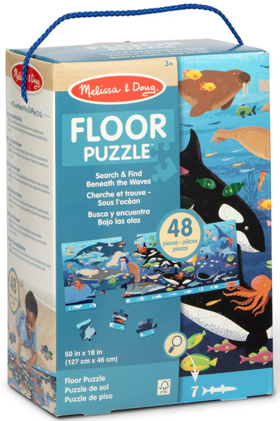 Search and Find Beneath the Waves Floor Puzzle 48 pcs - Melissa & Doug