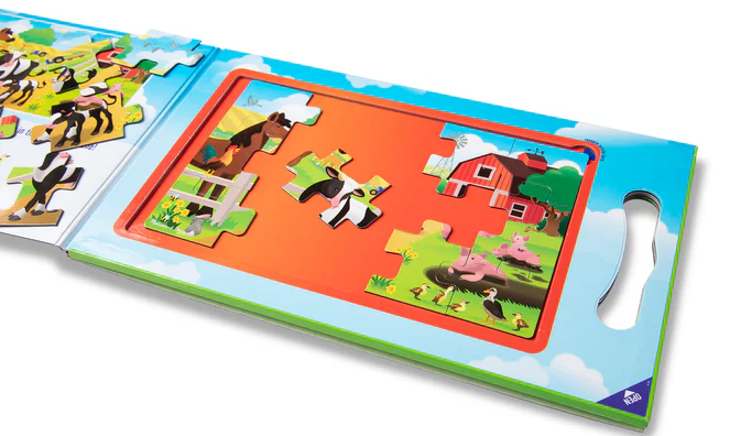 Magnetic Take-Along Jigsaw Puzzles - Vehicles - Melissa & Doug