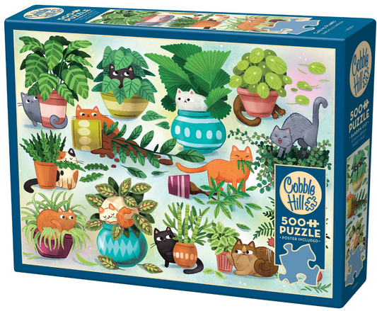 Cats vs Plants - Cobble Hill Puzzle