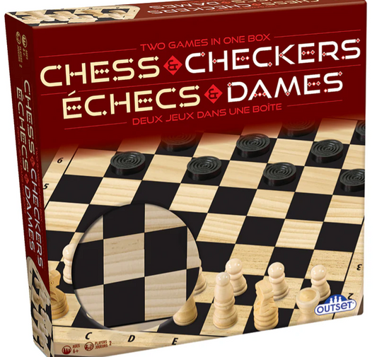 Chess & Checkers - 2 in 1 - Outset Media