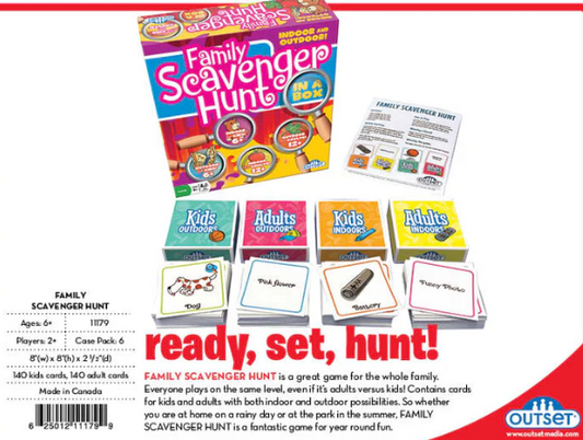 Family Scavenger Hunt - Indoor and Outdoor - Outset Media