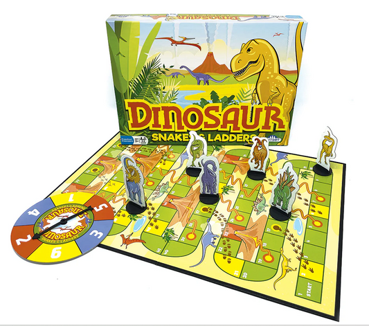 Dinosaur Snakes and Ladders (vintage design) - Outset Media