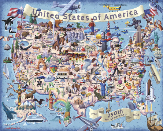 America the Beautiful - Boardwalk Puzzle - 100 piece