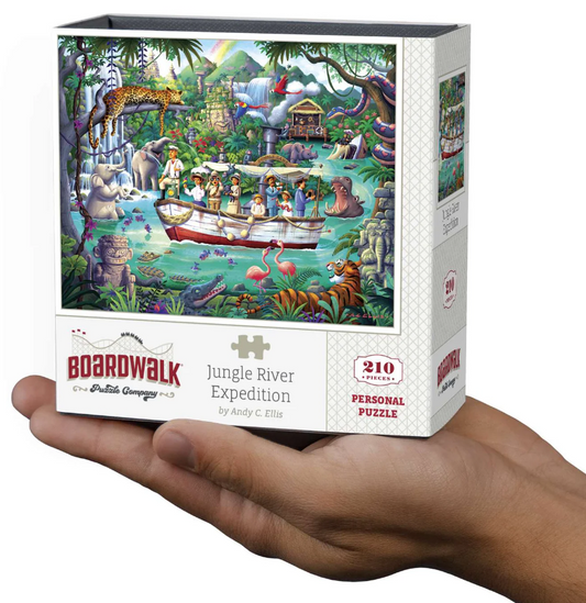 Jungle River Expedition - Boardwalk Puzzle - 210 piece