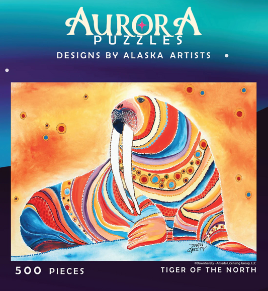Tiger of the North - 500 Pieces - Aurora Puzzles