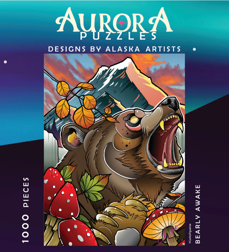 Bearly Awake - 1000 Pieces - Aurora Puzzles