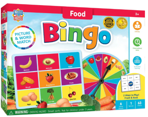 Food Bingo Game - Masterpieces