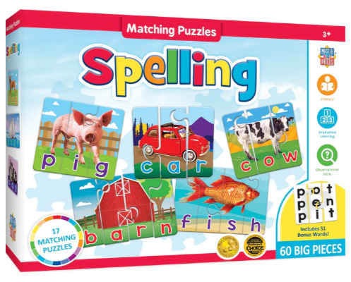 Matching Puzzles - Spelling - Masterpieces