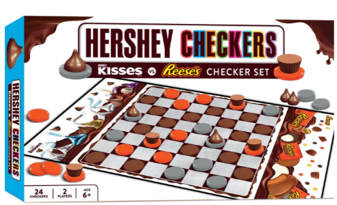 Hershey's Kisses vs Reese's Checkers Board Game - Masterpieces